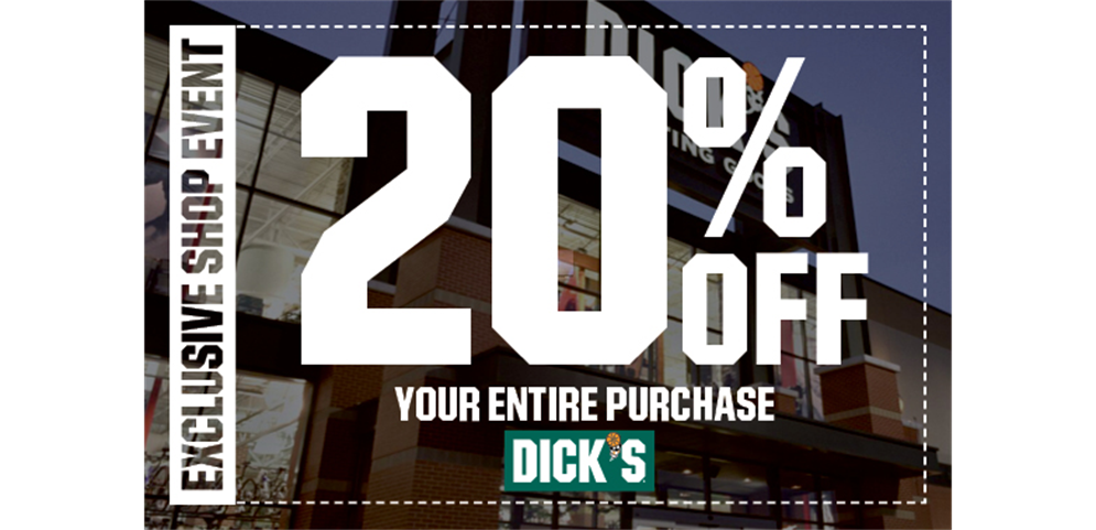 DICK'S WEEKEND 8/22-8/25